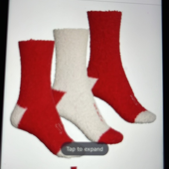 Rae Dunn cozy Socks Crew Santa hohoho be merry NEW BNIP Christmas - Picture 2 of 11